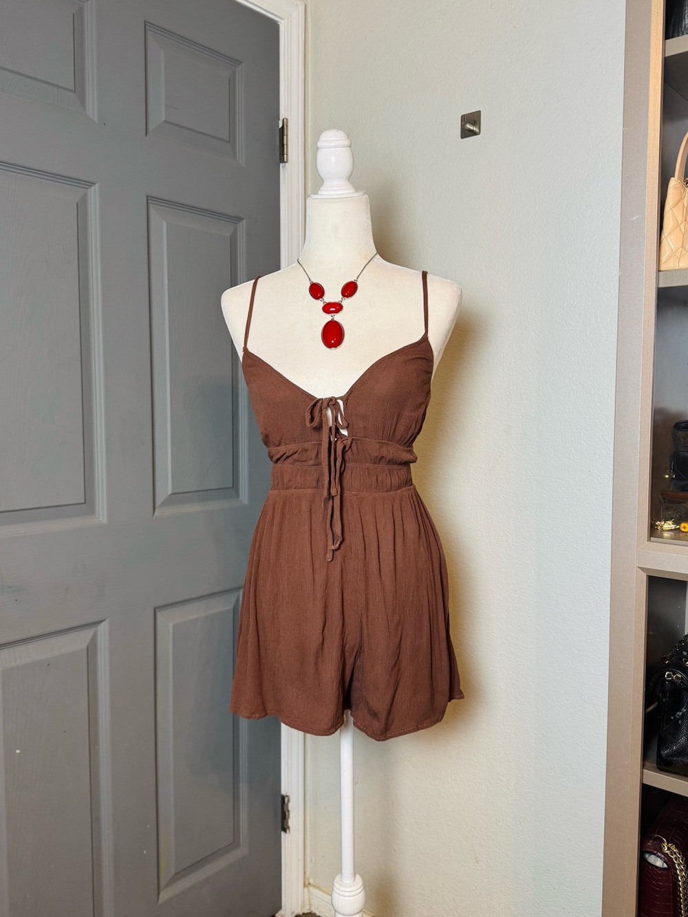 Brown Romper Size Small